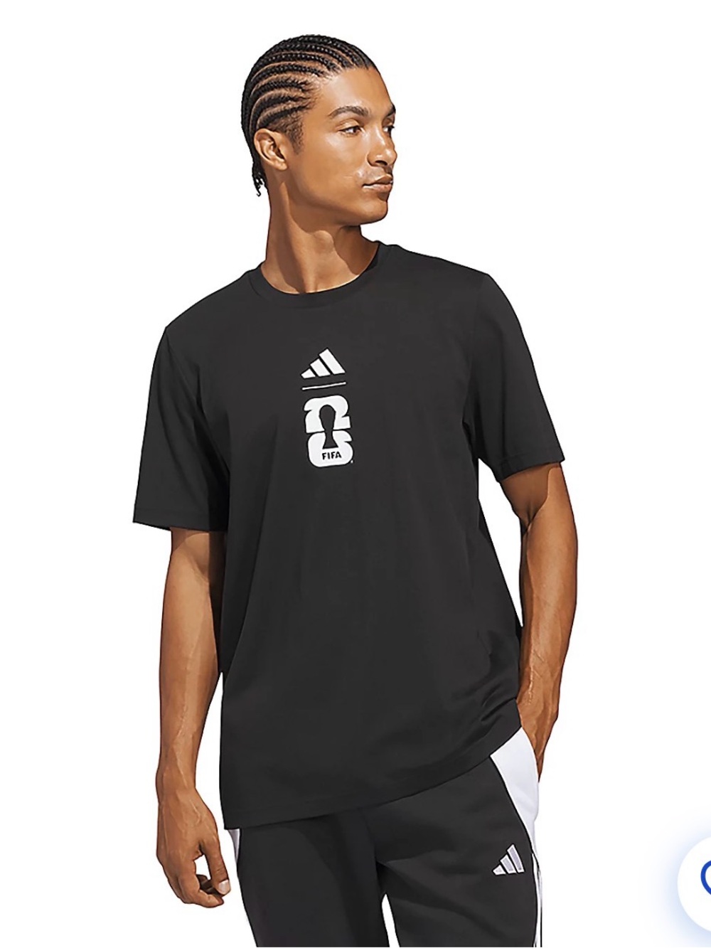 adidas Men’s Black FIFA Graphic Tee XXL